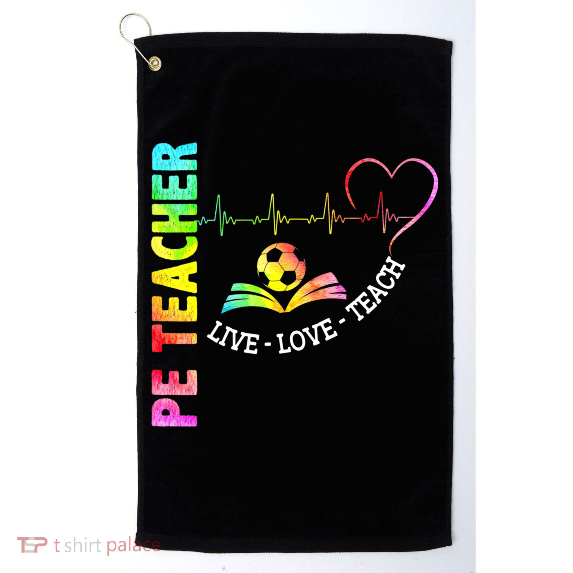 PE Teacher Phys Ed Cute Physical Education Teacher Golf Towel
