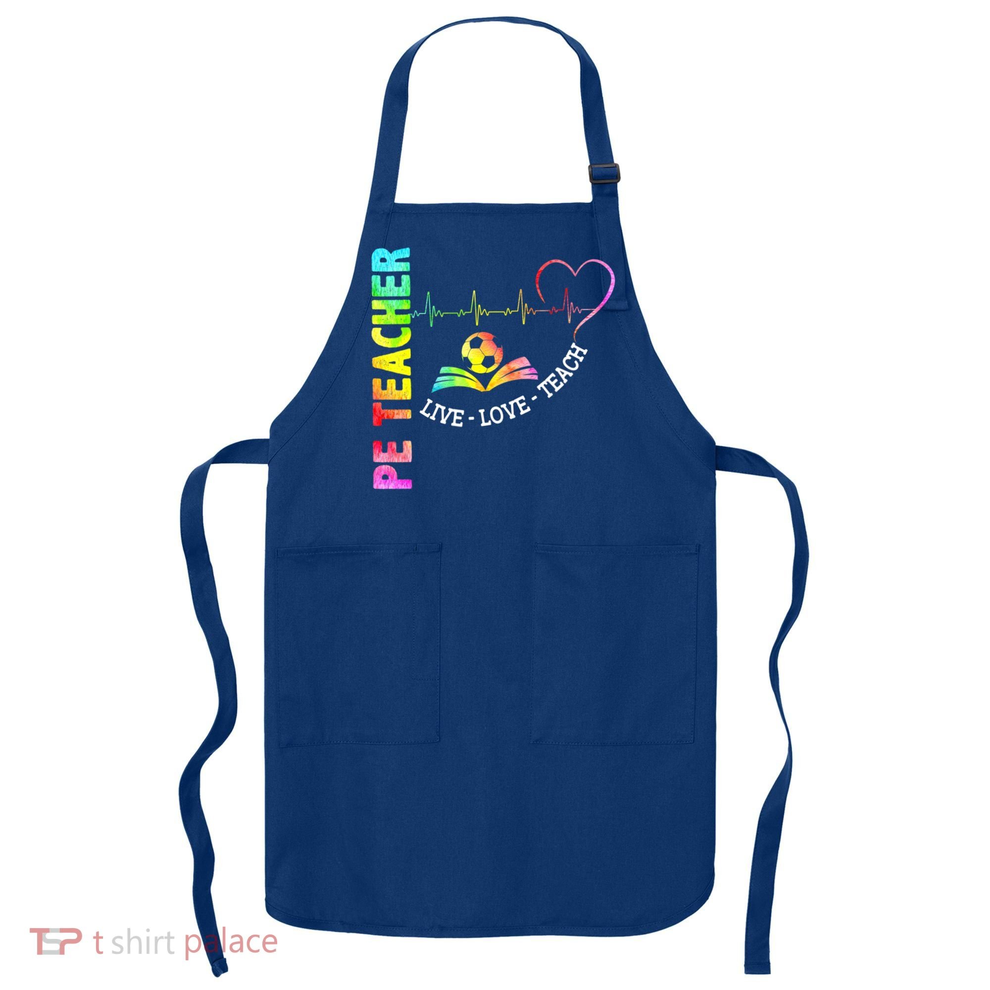 PE Teacher Phys Ed Cute Physical Education Teacher Apron