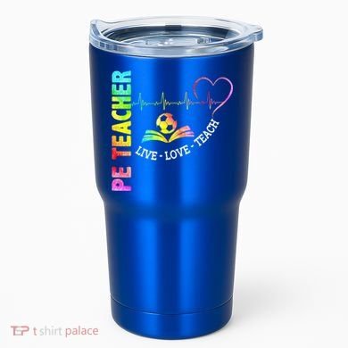 PE Teacher Phys Ed Cute Physical Education Teacher Tumbler
