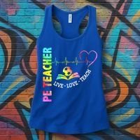 PE Teacher Phys Ed Cute Physical Education Teacher Women's Tank Top thumb 3