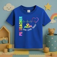 PE Teacher Phys Ed Cute Physical Education Teacher Toddler T-Shirt thumb 3