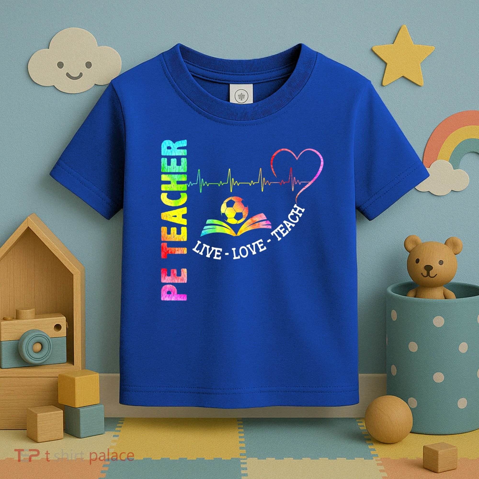 PE Teacher Phys Ed Cute Physical Education Teacher Toddler T-Shirt
