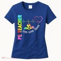 PE Teacher Phys Ed Cute Physical Education Teacher Women's T-Shirt thumb 0