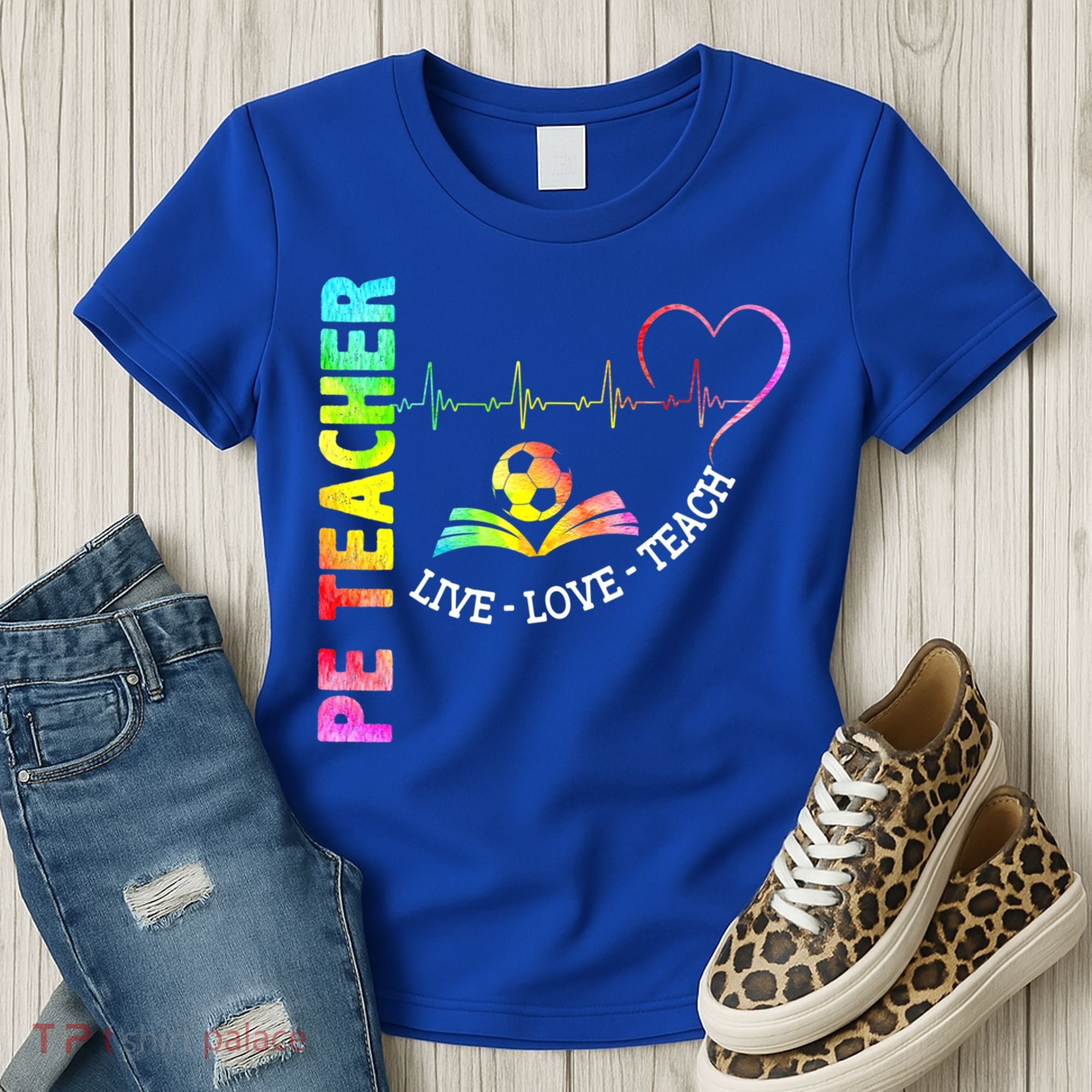 PE Teacher Phys Ed Cute Physical Education Teacher Women's T-Shirt