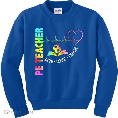 PE Teacher Phys Ed Cute Physical Education Teacher Kids Sweatshirt