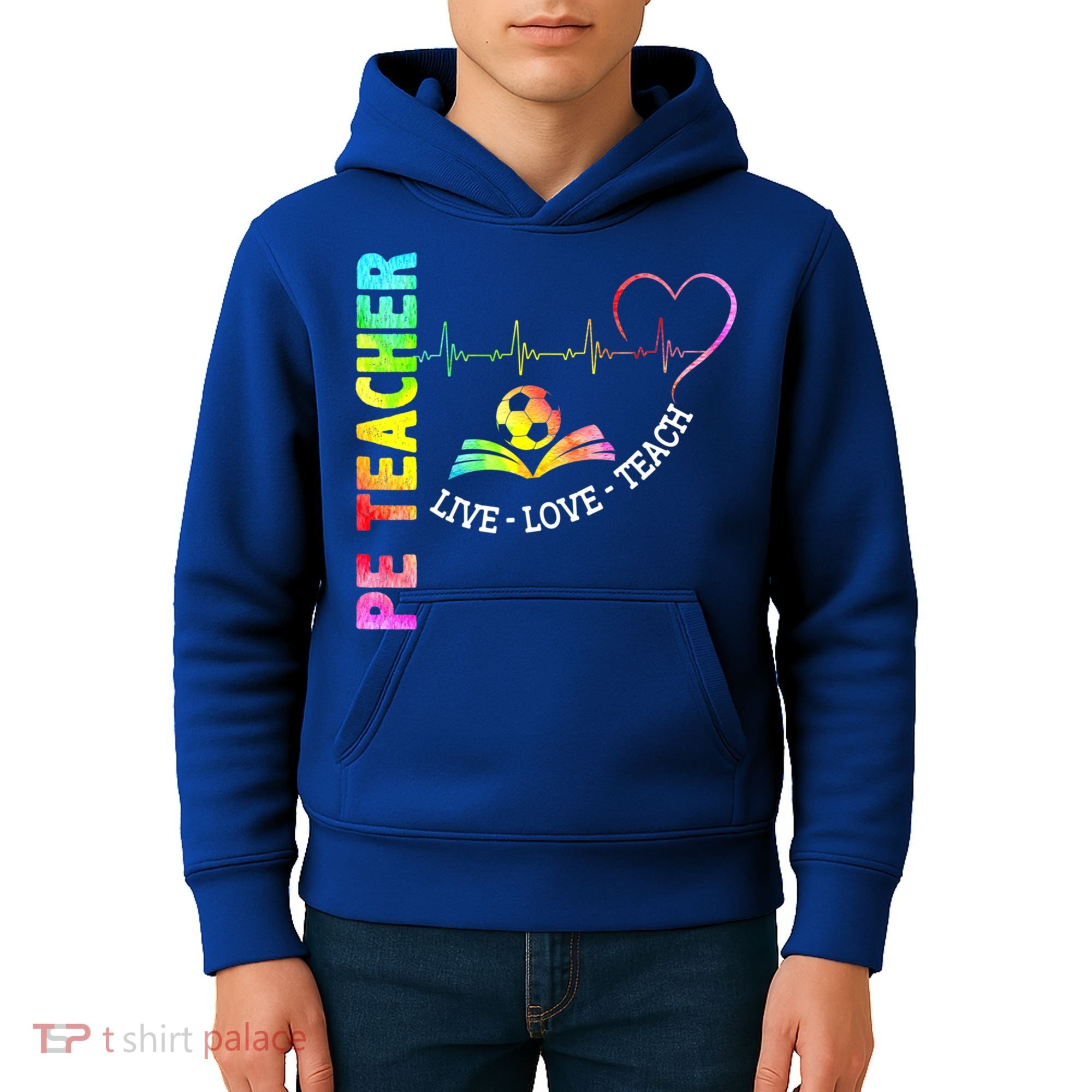 PE Teacher Phys Ed Cute Physical Education Teacher Kids Hoodie