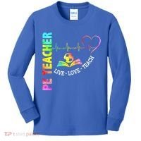 PE Teacher Phys Ed Cute Physical Education Teacher Kids Long Sleeve Shirt thumb 0