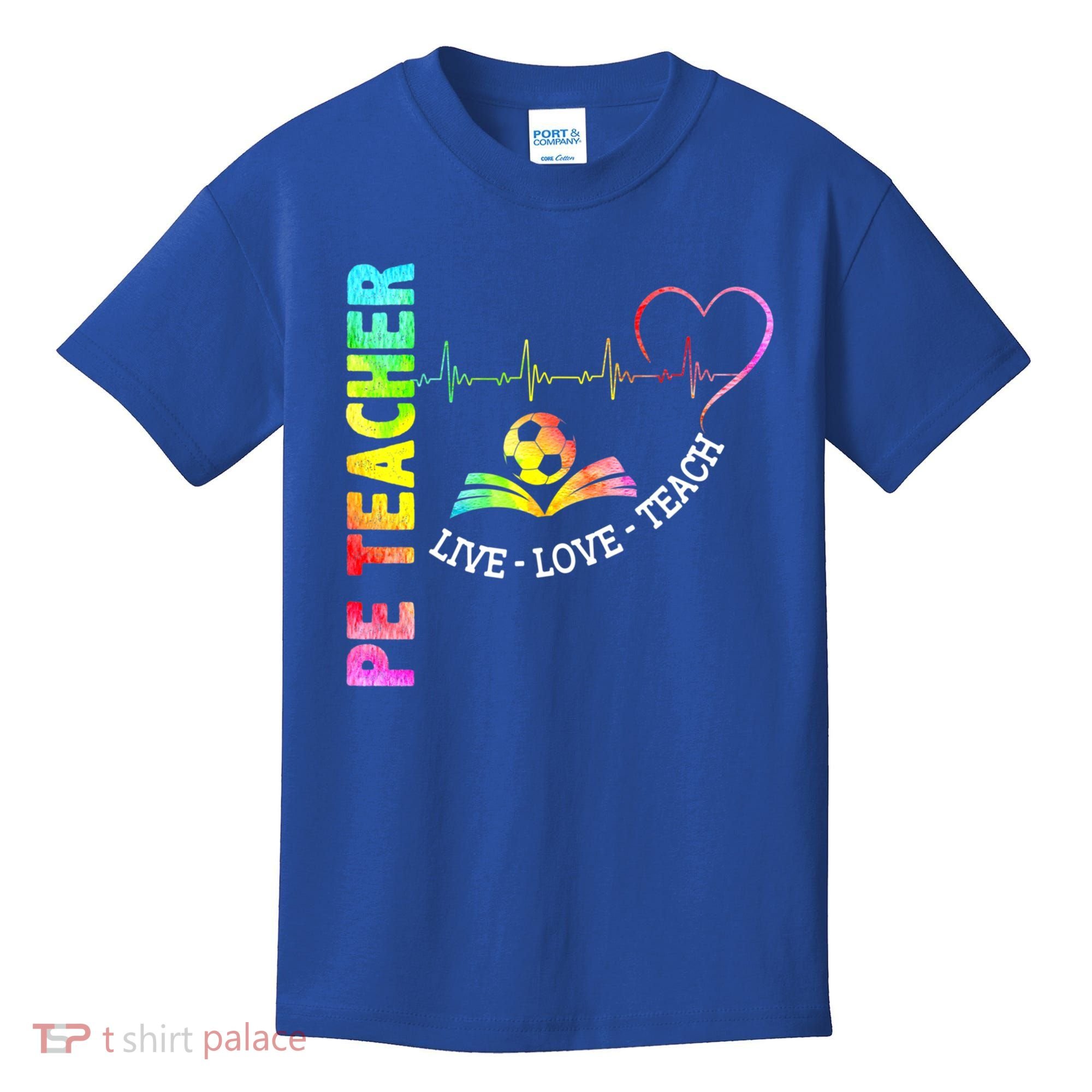 PE Teacher Phys Ed Cute Physical Education Teacher Kids T-Shirt