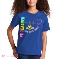 PE Teacher Phys Ed Cute Physical Education Teacher Kids T-Shirt thumb 2