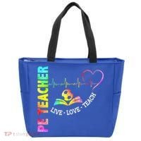 PE Teacher Phys Ed Cute Physical Education Teacher Tote Bag thumb 0