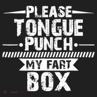 Please Tongue Punch My Fart Box Funny Word Pun Humor Sarcasm Beanie thumb 2