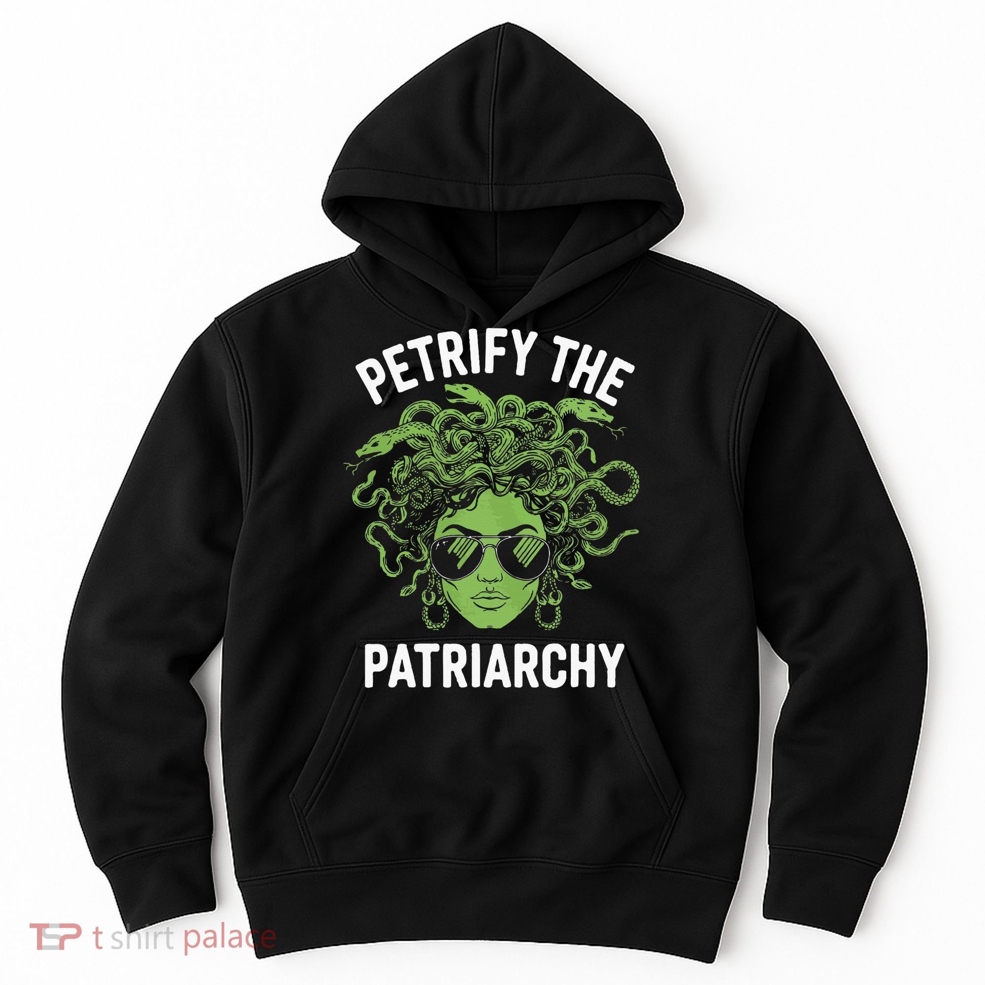 Petrify The Patriarchy Feminist Medusa Hoodie