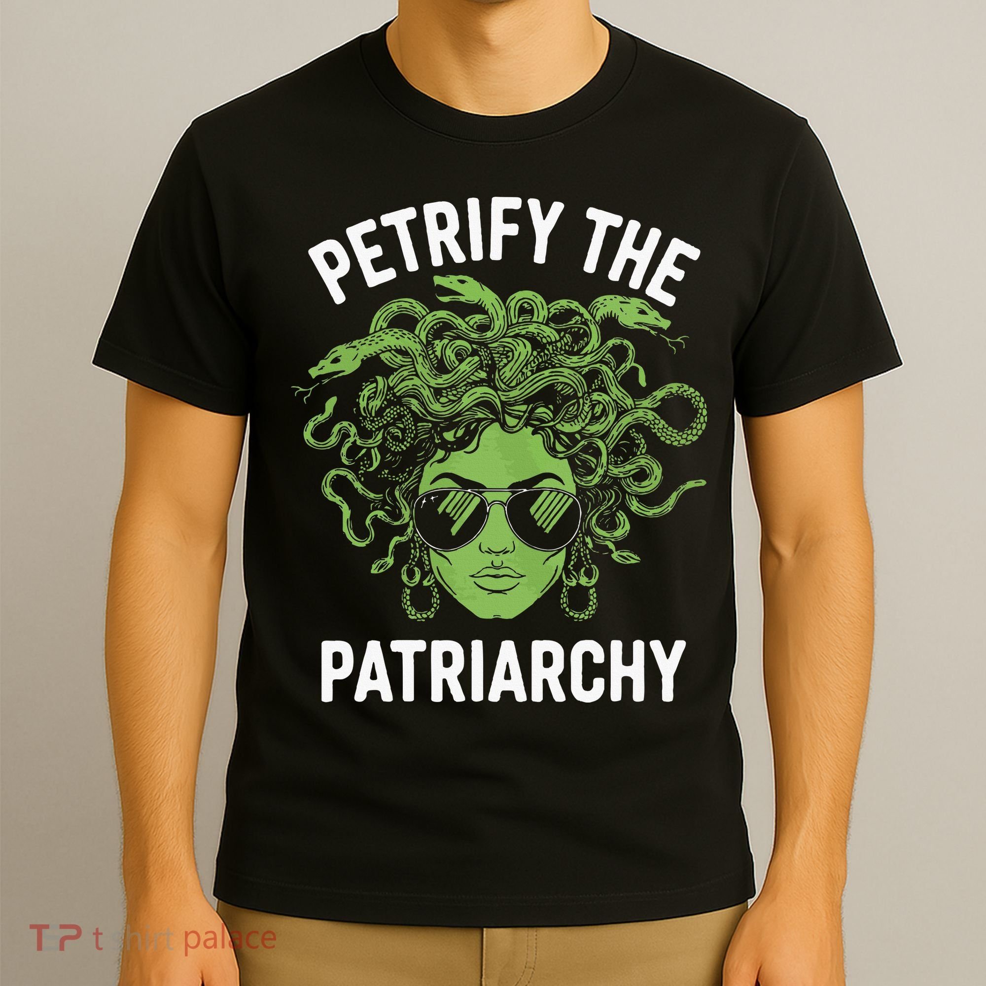 Petrify The Patriarchy Feminist Medusa T-Shirt