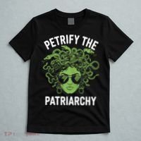 Petrify The Patriarchy Feminist Medusa T-Shirt thumb 5