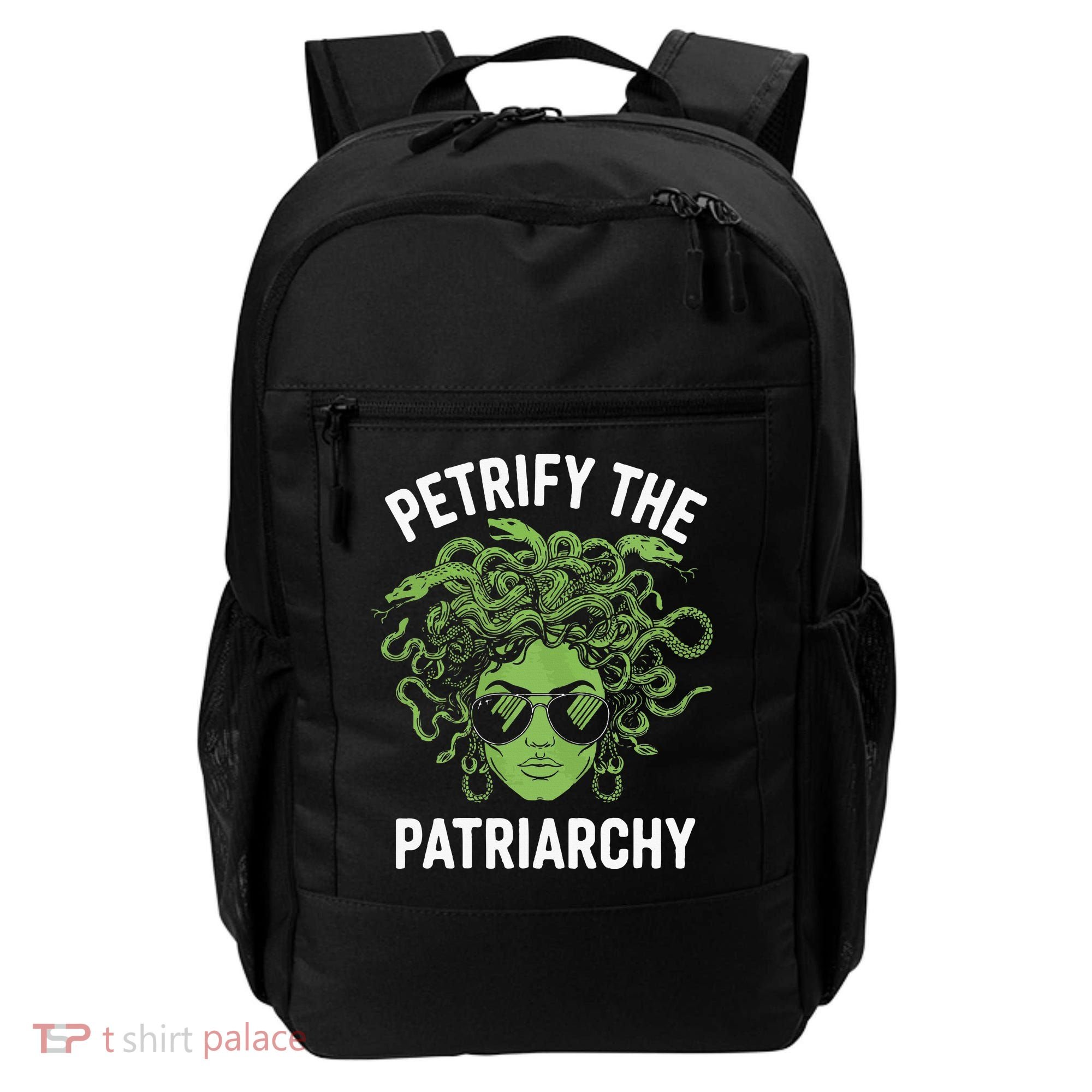 Petrify The Patriarchy Feminist Medusa Backpack