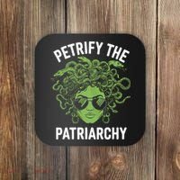 Petrify The Patriarchy Feminist Medusa Coaster thumb 0
