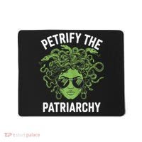 Petrify The Patriarchy Feminist Medusa Mousepad thumb 0
