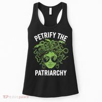 Petrify The Patriarchy Feminist Medusa Women's Tank Top thumb 0