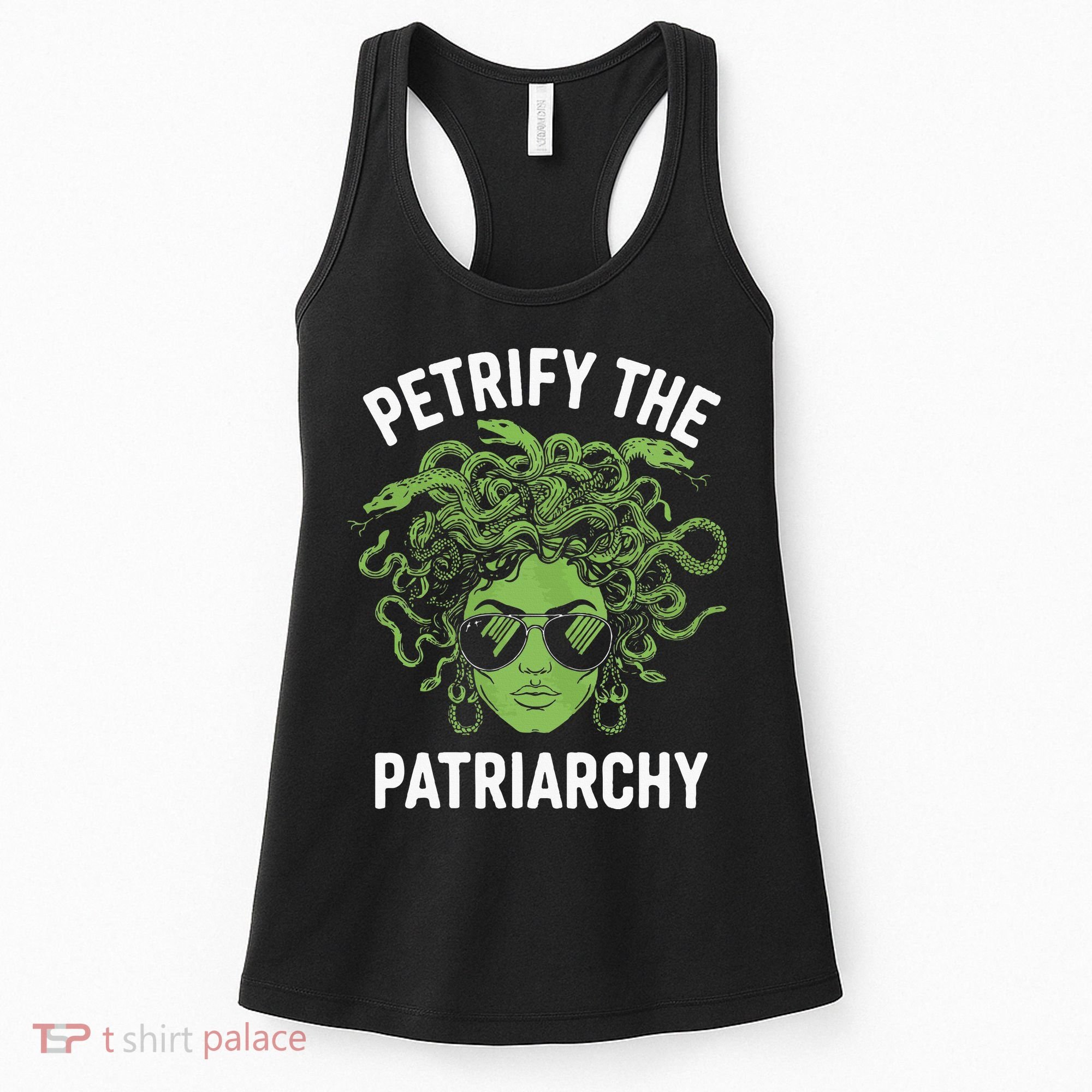 Petrify The Patriarchy Feminist Medusa Women's Tank Top
