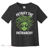 Petrify The Patriarchy Feminist Medusa Toddler T-Shirt thumb 0