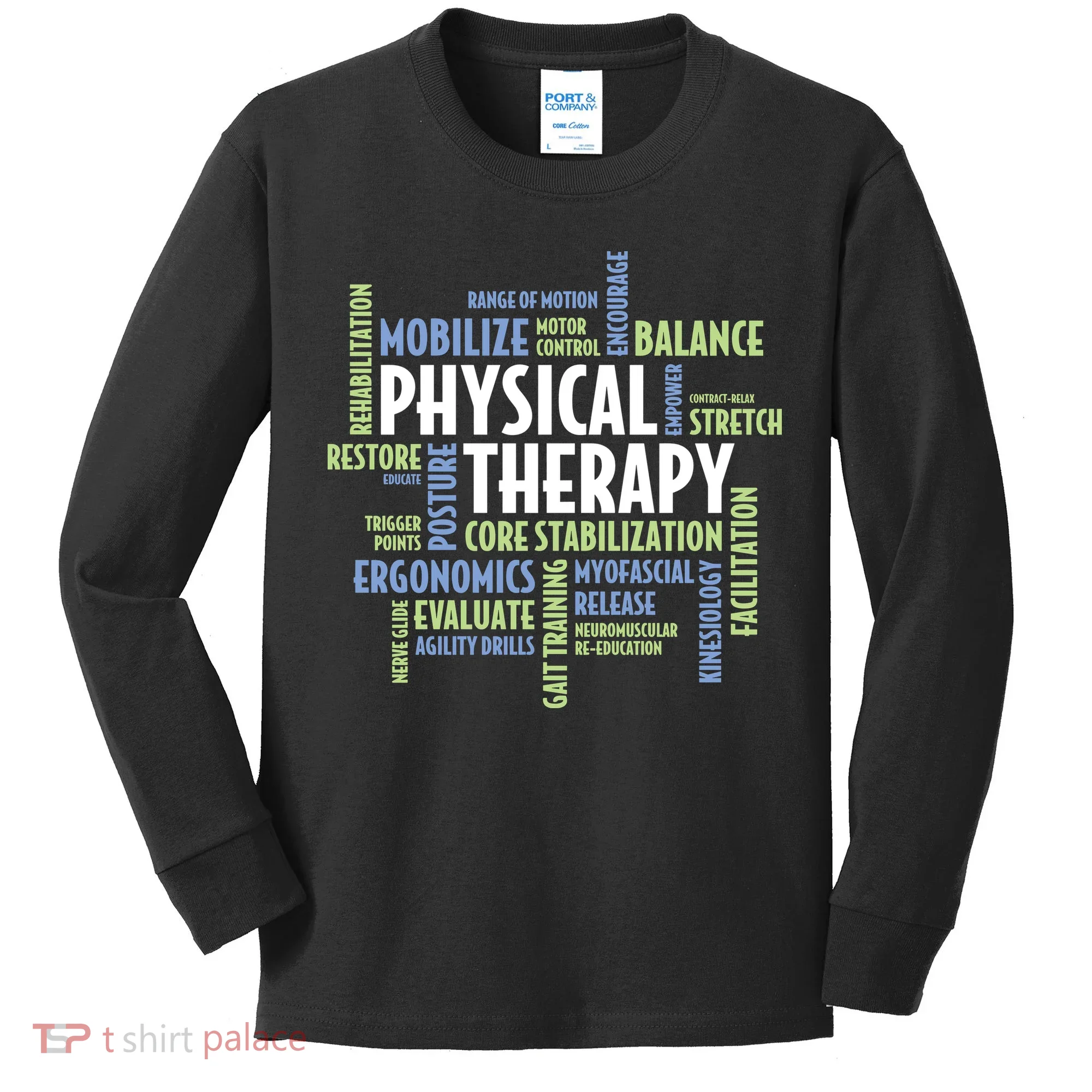 Physical Therapy Kids Long Sleeve Shirt