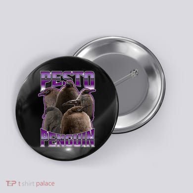 Pesto The Penguin Button