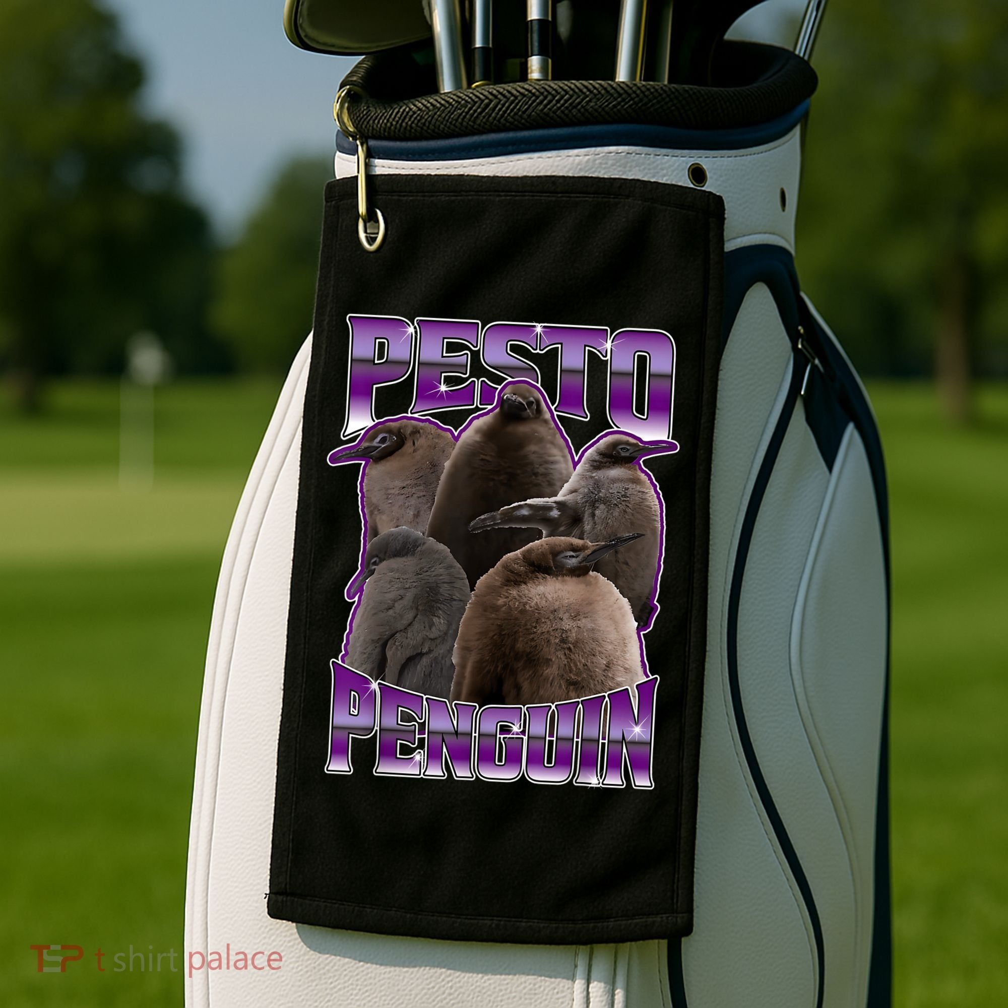 Pesto The Penguin Golf Towel