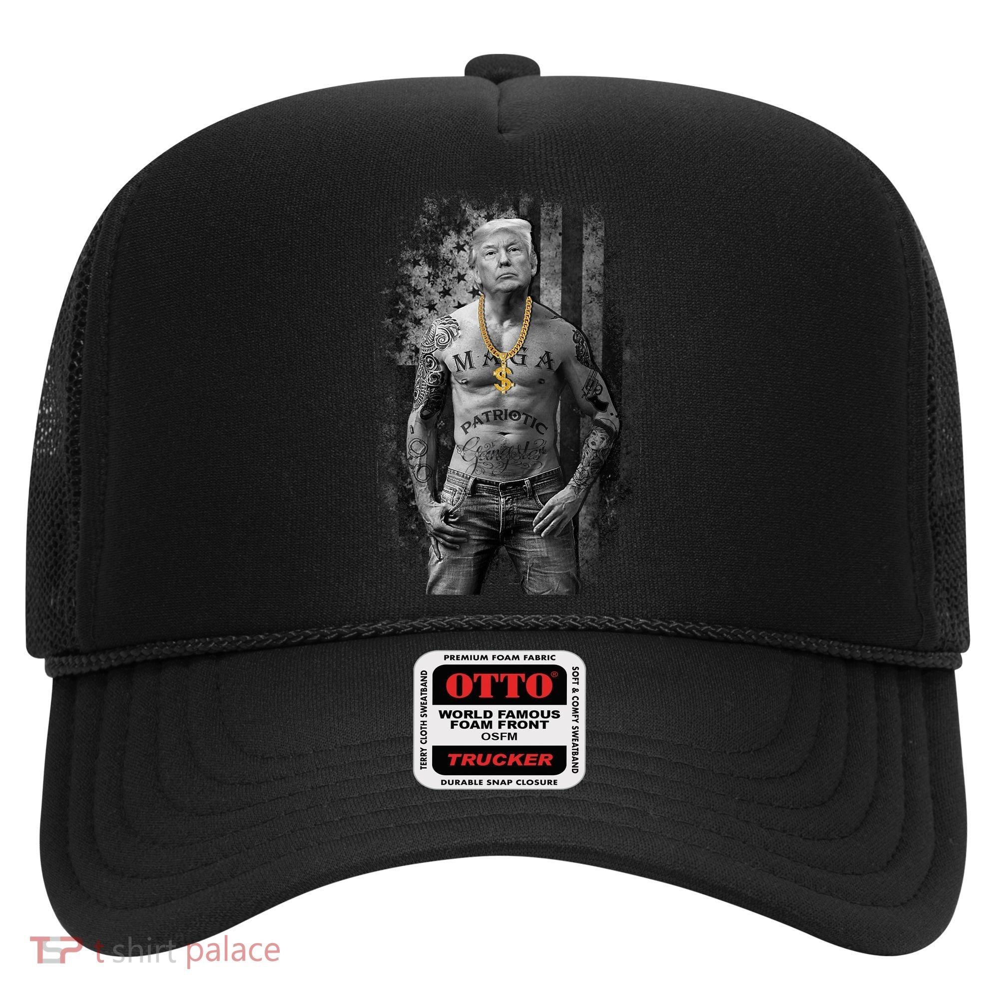 Pro Trump Patriotic Gangster AntiLiberal Republican Gift Black Cott Hat