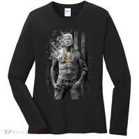 Pro Trump Patriotic Gangster AntiLiberal Republican Gift Black Cott Women's Long Sleeve Shirt thumb 0