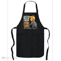 Prison Trump Presidential Library Funny Anti Trump Apron thumb 0