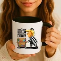 Prison Trump Presidential Library Funny Anti Trump Coffee Mug thumb 3