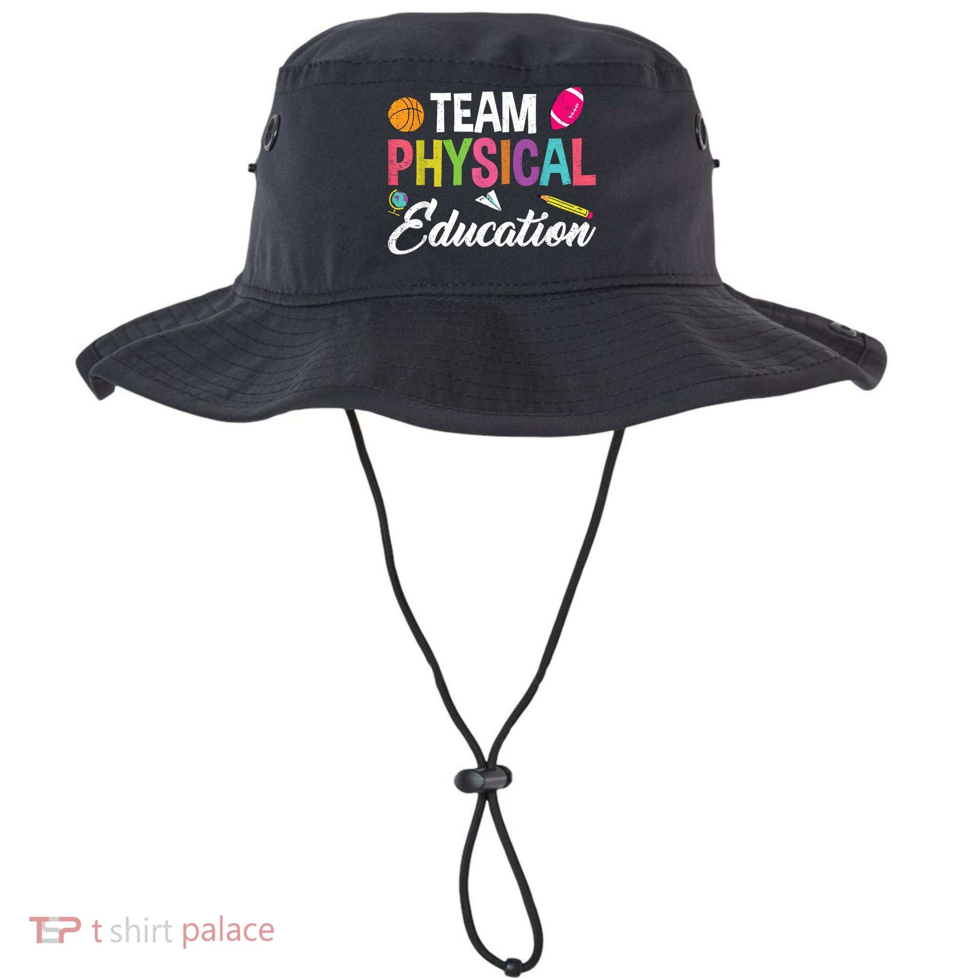 P.E. Team Physical Education School Fitness PE Teacher Bucket Hat