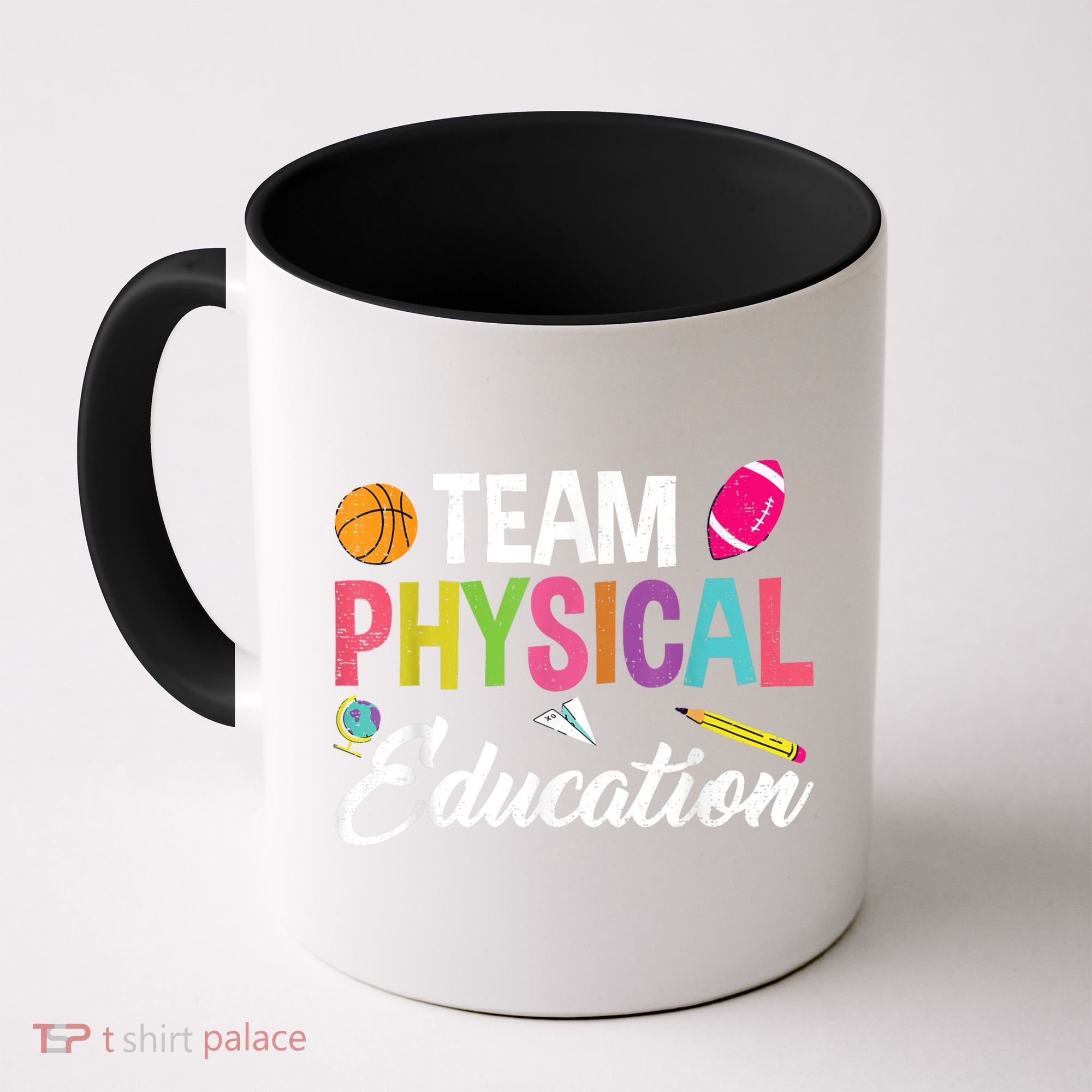 P.E. Team Physical Education School Fitness PE Teacher Coffee Mug