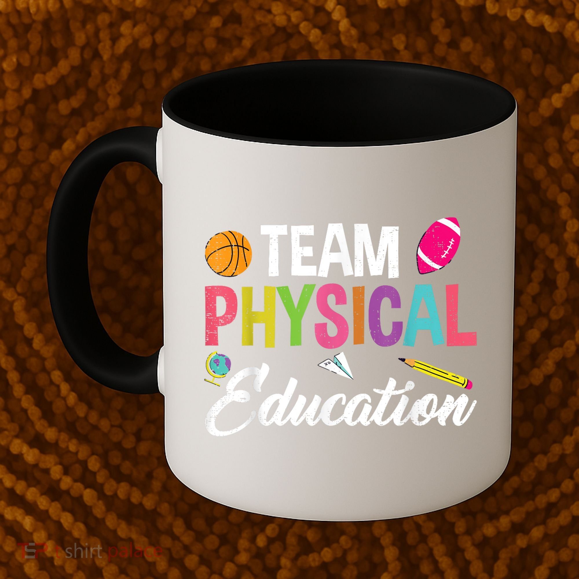 P.E. Team Physical Education School Fitness PE Teacher Coffee Mug