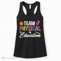 P.E. Team Physical Education School Fitness PE Teacher Women's Tank Top thumb 0