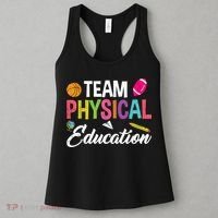 P.E. Team Physical Education School Fitness PE Teacher Women's Tank Top thumb 3