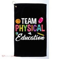 P.E. Team Physical Education School Fitness PE Teacher Golf Towel thumb 0