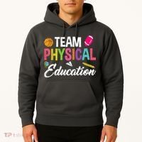 P.E. Team Physical Education School Fitness PE Teacher Hoodie thumb 2