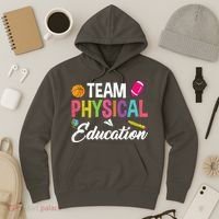 P.E. Team Physical Education School Fitness PE Teacher Hoodie thumb 3