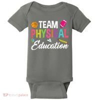 P.E. Team Physical Education School Fitness PE Teacher Baby Bodysuit thumb 0