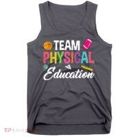 P.E. Team Physical Education School Fitness PE Teacher Tank Top thumb 0