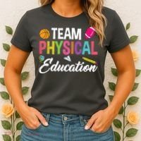 P.E. Team Physical Education School Fitness PE Teacher Women's T-Shirt thumb 2