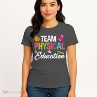 P.E. Team Physical Education School Fitness PE Teacher Women's T-Shirt thumb 4