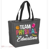 P.E. Team Physical Education School Fitness PE Teacher Tote Bag thumb 2