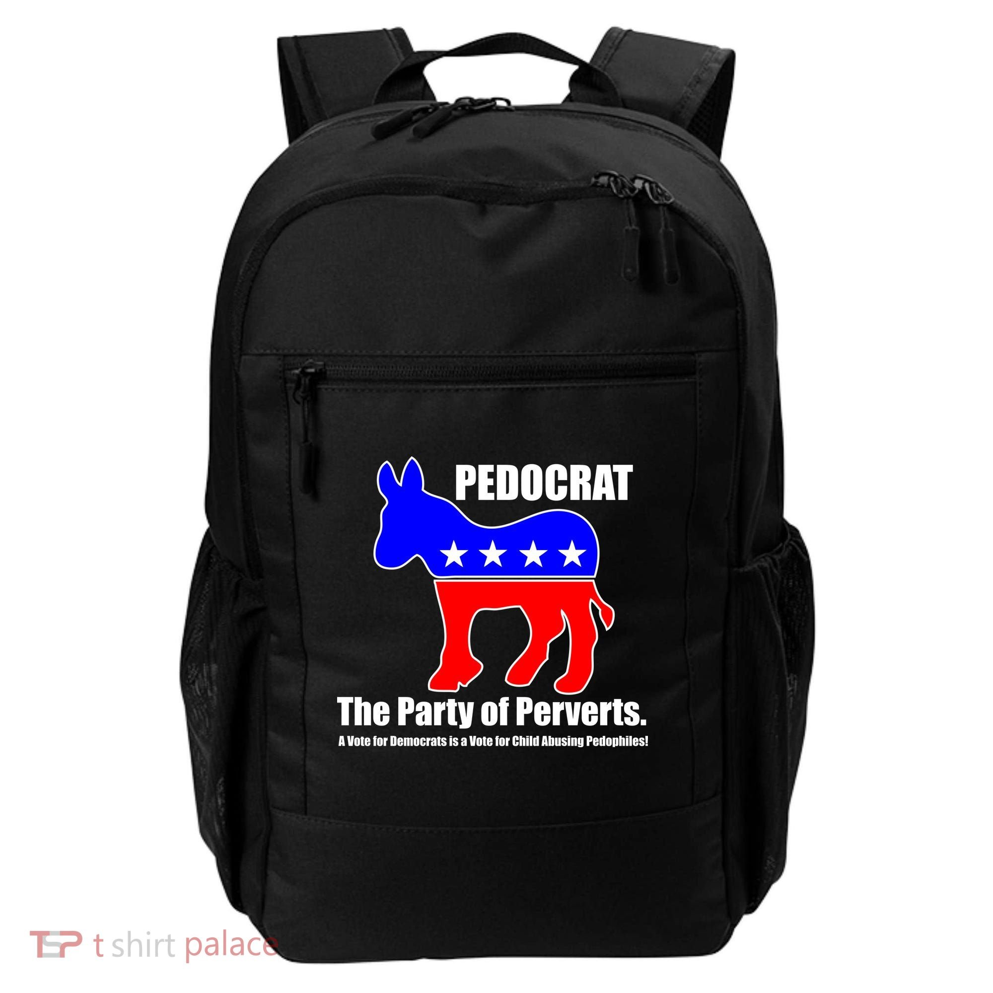 Pedocrat The Party Of Perverts Backpack