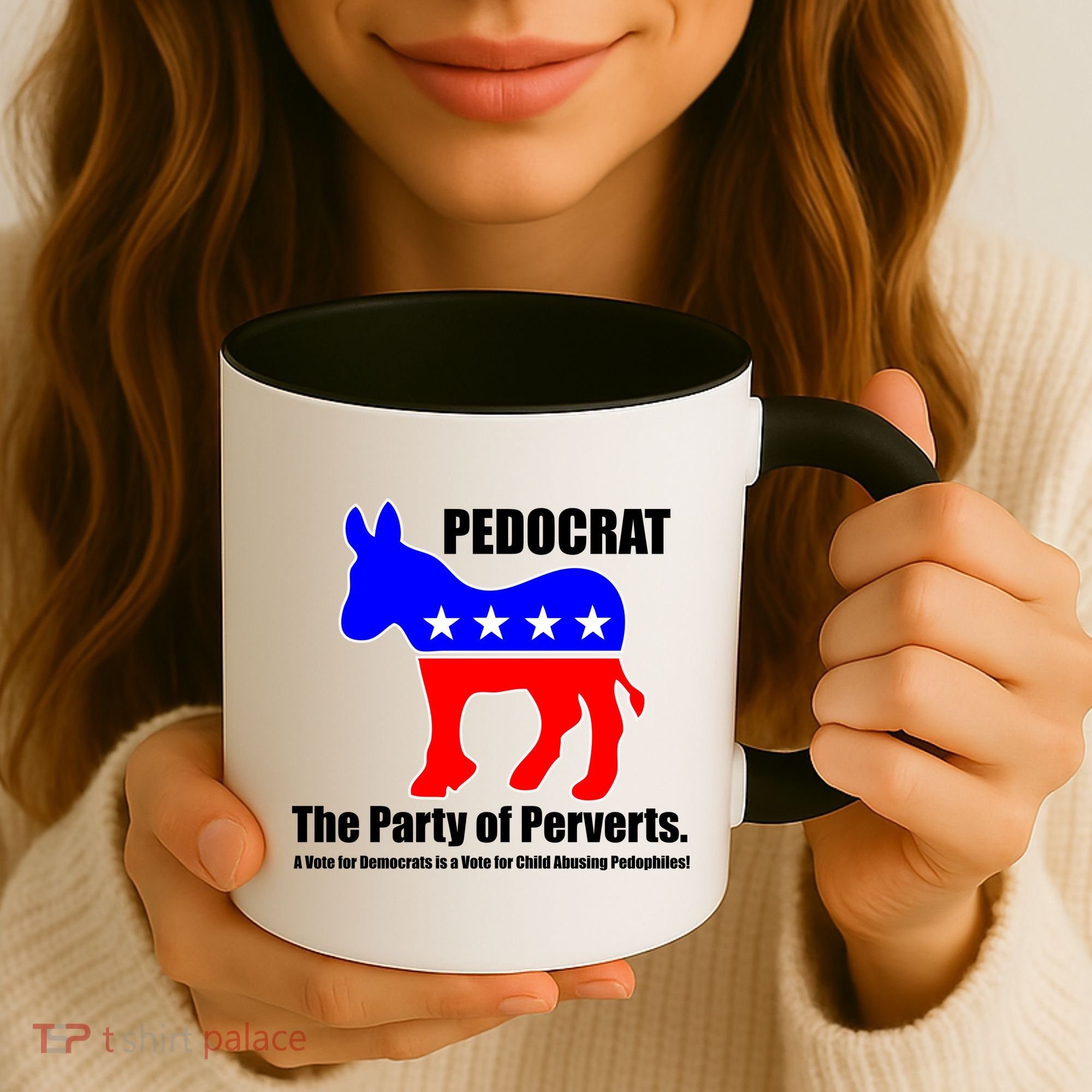 Pedocrat The Party Of Perverts Coffee Mug