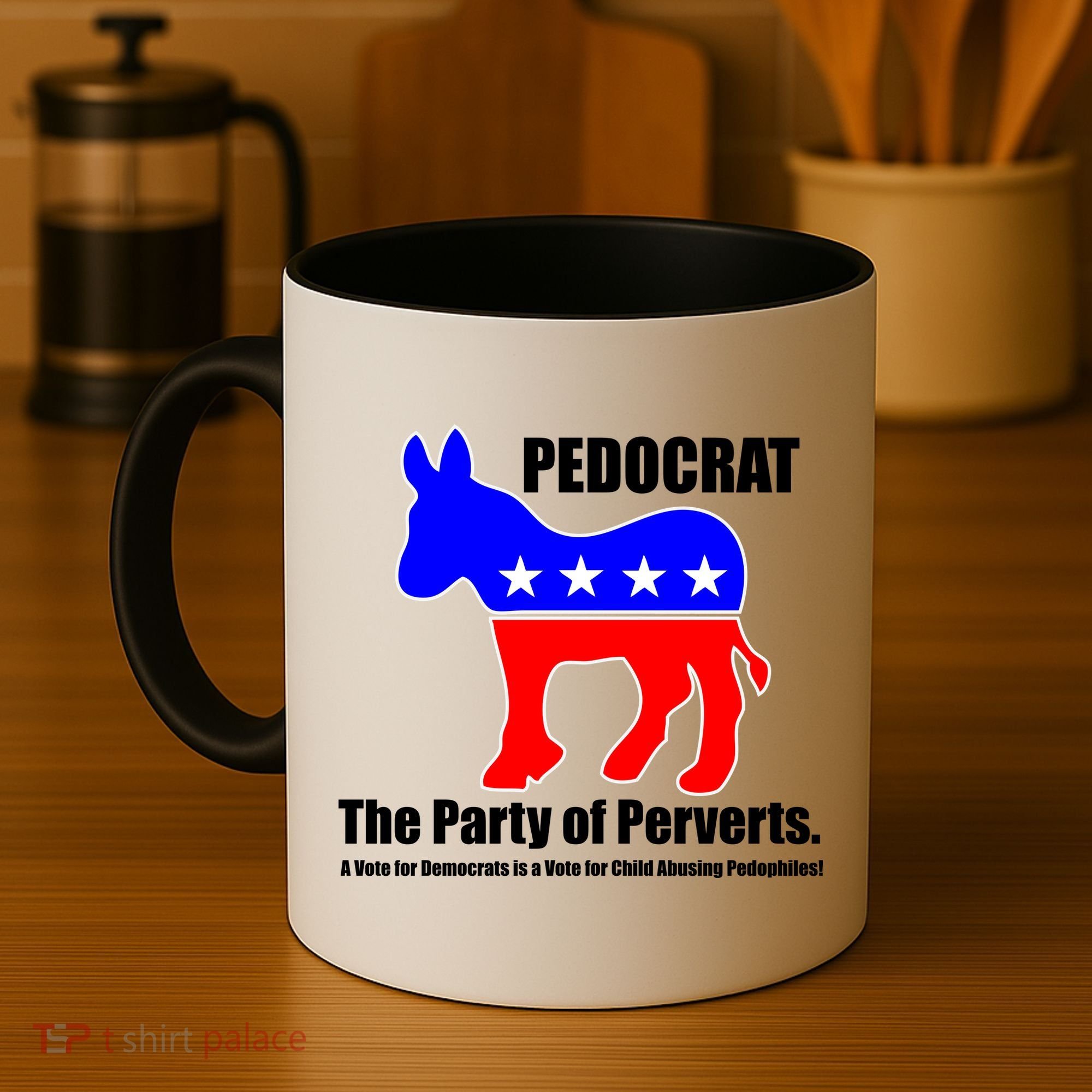 Pedocrat The Party Of Perverts Coffee Mug