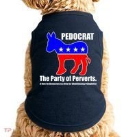 Pedocrat The Party Of Perverts Doggie Tank thumb 0