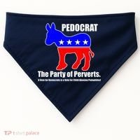 Pedocrat The Party Of Perverts USA-Made Doggie Bandana thumb 0
