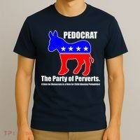 Pedocrat The Party Of Perverts T-Shirt thumb 3